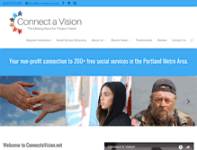 Tablet Screenshot of connectavision.net